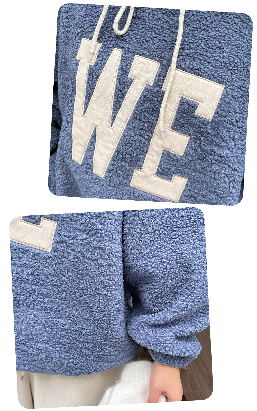 大きいサイズ レディース 刺繍ロゴ付きプルオーバーふわふわフリースパーカー LL 3L 4L 5L