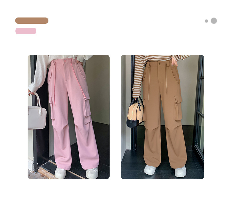 大きいサイズ レディース カジュアルワークカーゴパンツ LL 3L 4L 5L