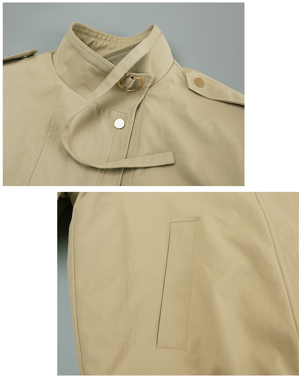 大きいサイズ レディース ワークウェアスタイルカジュアルコットンジャケット LL 3L 4L 5L