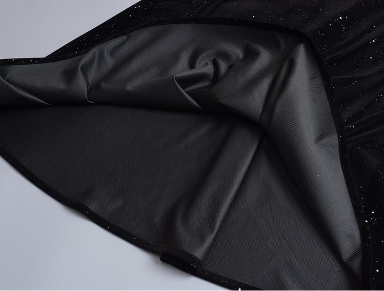 大きいサイズ レディース スクエアネックリボンビーズスパンコールベルベットワンピース LL 3L 4L 5L