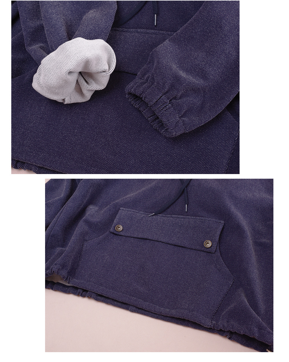 大きいサイズ レディース フード付きドローストリング厚手スウェットパーカー LL 3L 4L 5L