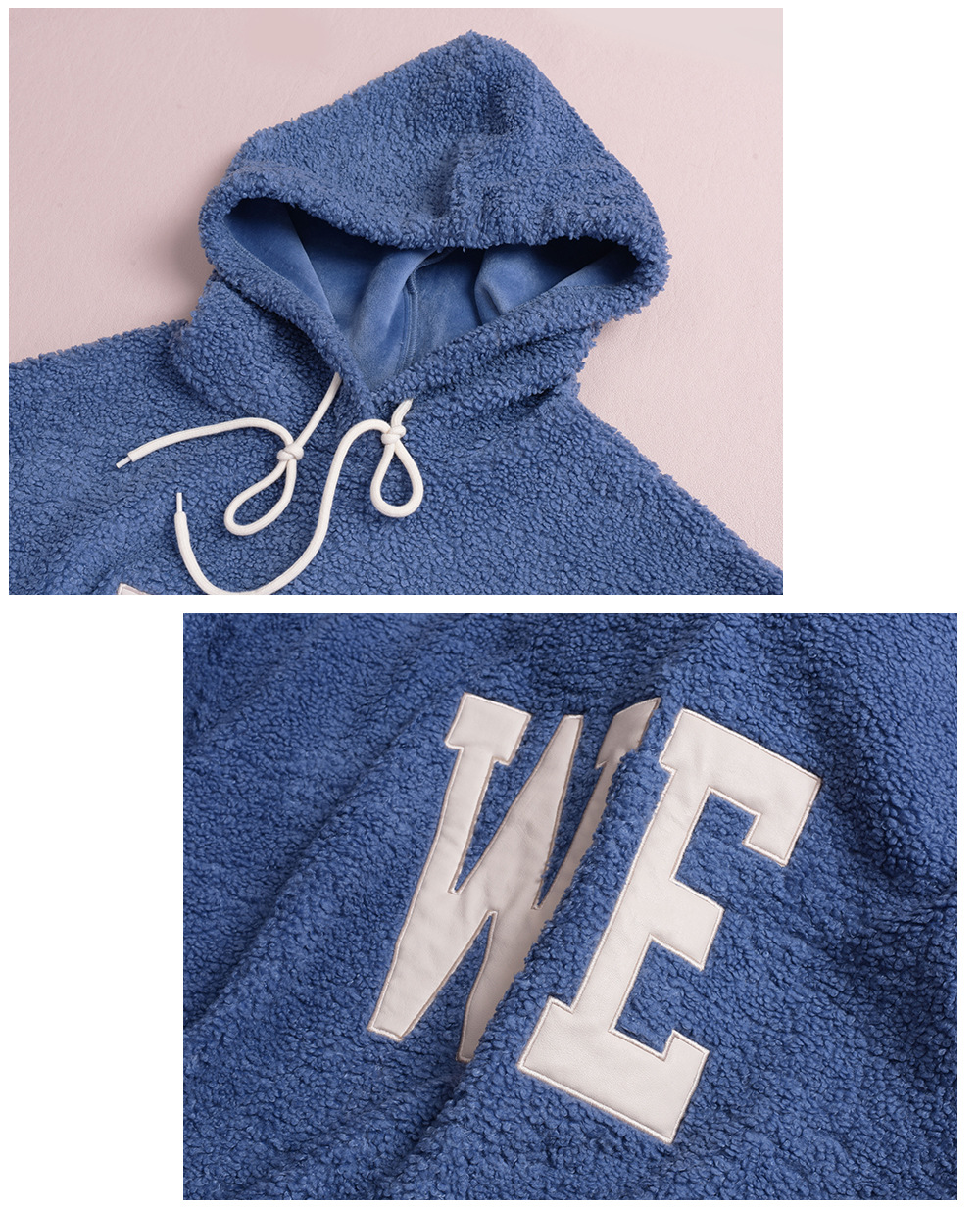 大きいサイズ レディース 刺繍ロゴ付きプルオーバーふわふわフリースパーカー LL 3L 4L 5L