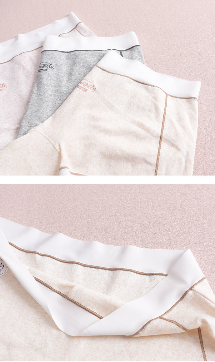 大きいサイズ レディース コットンジャカードボクサーパンツショーツ F フリーサイズ