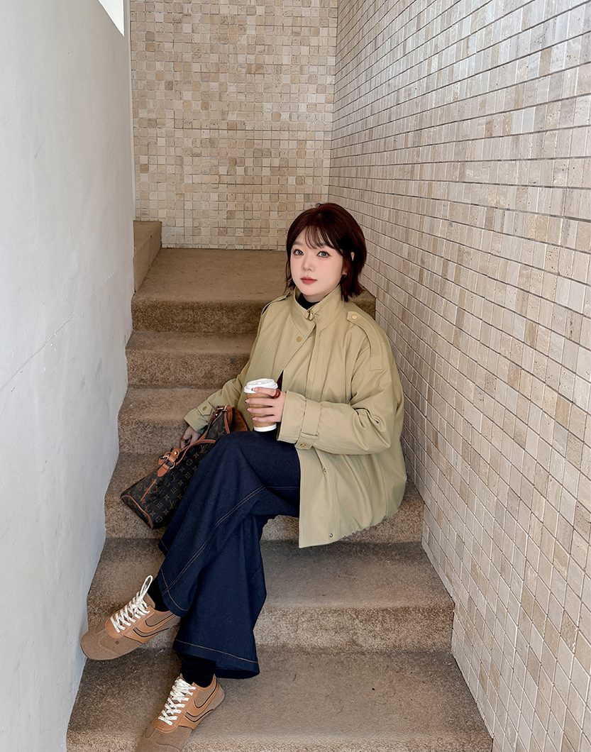 大きいサイズ レディース ワークウェアスタイルカジュアルコットンジャケット LL 3L 4L 5L