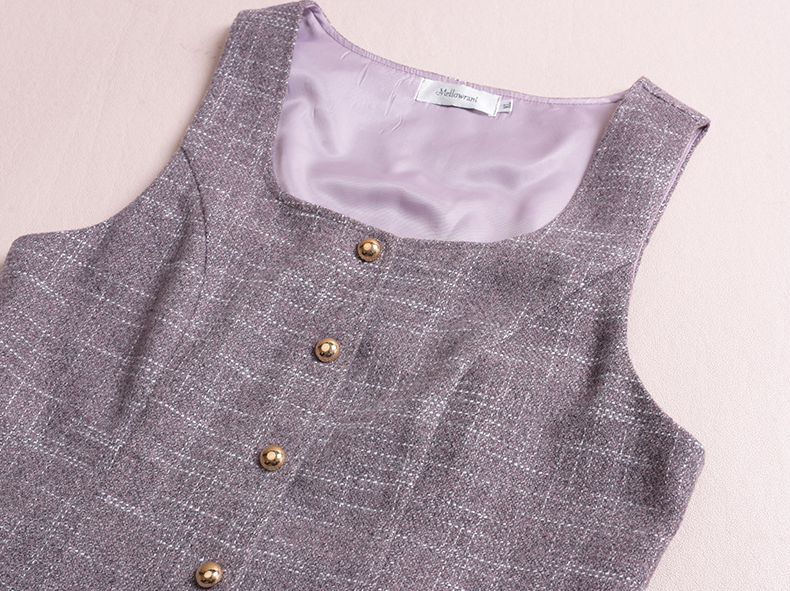 大きいサイズ レディース エレガントツーピースセット（ボトムシャツ+サスペンダーワンピース） LL 3L 4L 5L