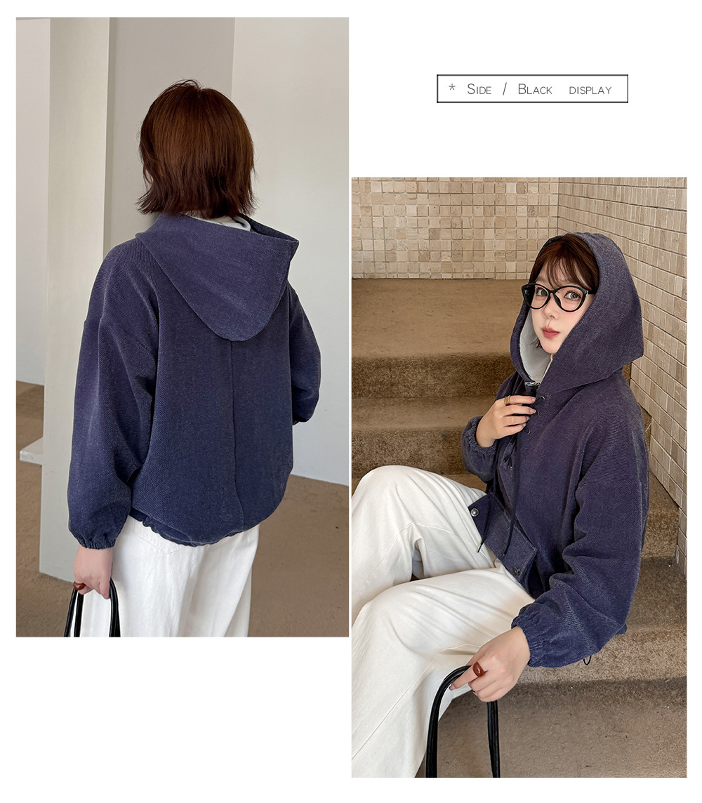 大きいサイズ レディース フード付きドローストリング厚手スウェットパーカー LL 3L 4L 5L