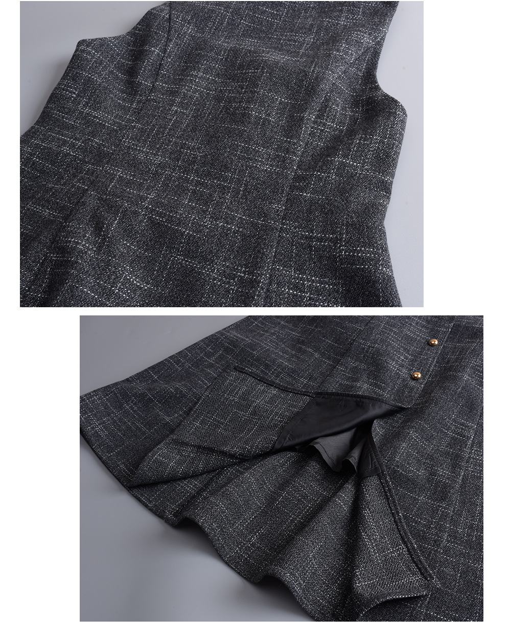 大きいサイズ レディース エレガントツーピースセット（ボトムシャツ+サスペンダーワンピース） LL 3L 4L 5L