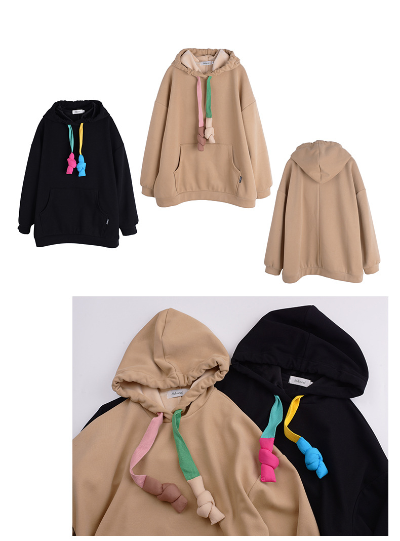 大きいサイズ レディース カラフルフードひも付きカジュアルベルベットパーカー LL 3L 4L 5L