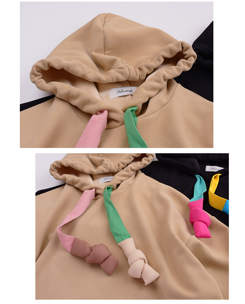 大きいサイズ レディース カラフルフードひも付きカジュアルベルベットパーカー LL 3L 4L 5L